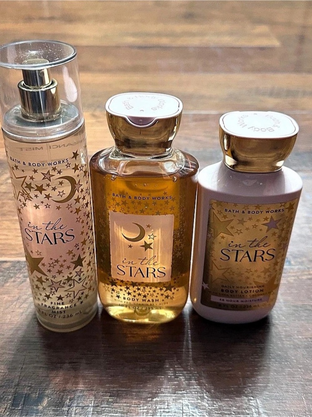 NEW Bath & Body Works In the Stars 3-Piece Body Care Set
